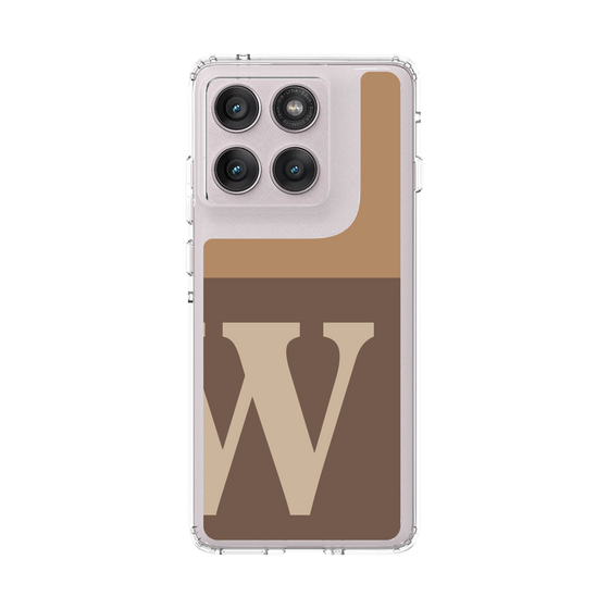 スリムプロテクションケース［ オリジナル - initial two tone - W brown ］