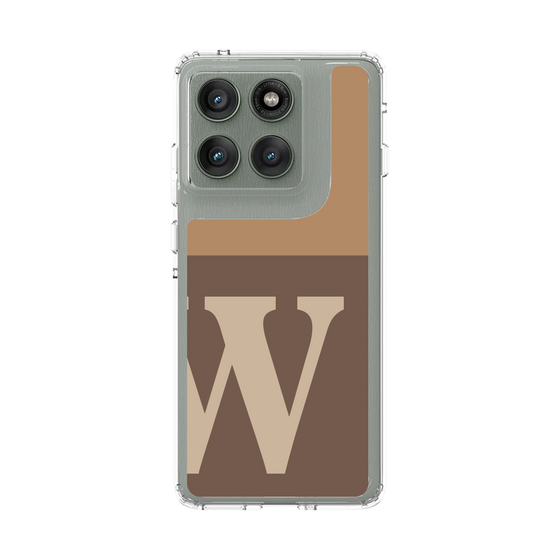 スリムプロテクションケース［ オリジナル - initial two tone - W brown ］