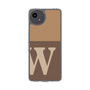 スリムプロテクションケース［ オリジナル - initial two tone - W brown ］