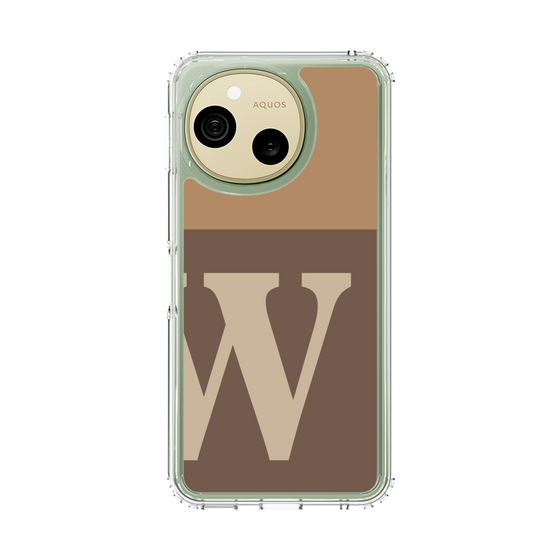 スリムプロテクションケース［ オリジナル - initial two tone - W brown ］