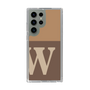 スリムプロテクションケース［ オリジナル - initial two tone - W brown ］