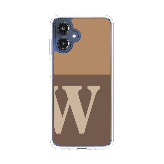 スリムプロテクションケース［ オリジナル - initial two tone - W brown ］