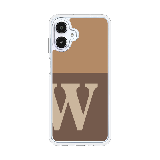 スリムプロテクションケース［ オリジナル - initial two tone - W brown ］