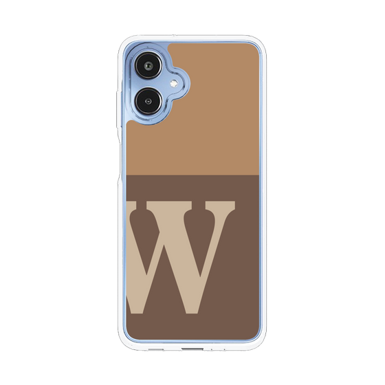 スリムプロテクションケース［ オリジナル - initial two tone - W brown ］