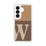 スリムプロテクションケース［ オリジナル - initial two tone - W brown ］