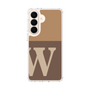 スリムプロテクションケース［ オリジナル - initial two tone - W brown ］