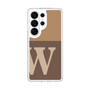 スリムプロテクションケース［ オリジナル - initial two tone - W brown ］