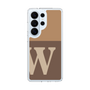 スリムプロテクションケース［ オリジナル - initial two tone - W brown ］