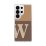スリムプロテクションケース［ オリジナル - initial two tone - W brown ］
