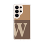 スリムプロテクションケース［ オリジナル - initial two tone - W brown ］