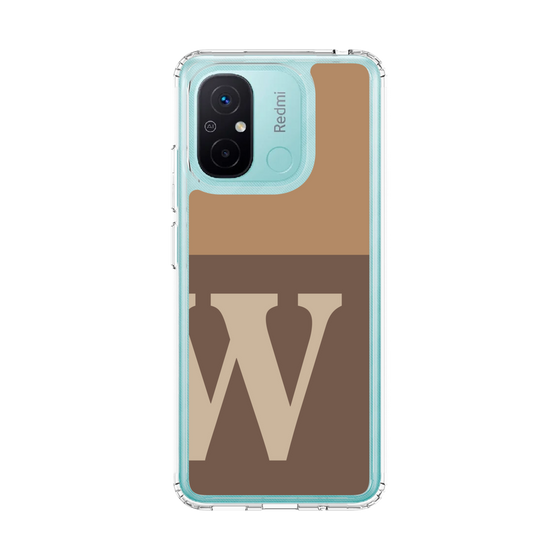 スリムプロテクションケース［ オリジナル - initial two tone - W brown ］