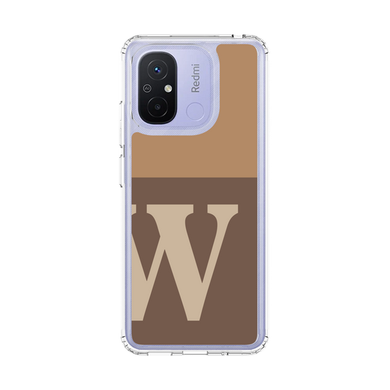 スリムプロテクションケース［ オリジナル - initial two tone - W brown ］