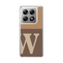 スリムプロテクションケース［ オリジナル - initial two tone - W brown ］