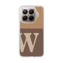 スリムプロテクションケース［ オリジナル - initial two tone - W brown ］