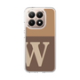 スリムプロテクションケース［ オリジナル - initial two tone - W brown ］