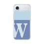スリムプロテクションケース［ オリジナル - initial two tone - W blue ］