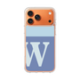 スリムプロテクションケース［ オリジナル - initial two tone - W blue ］