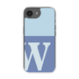 スリムプロテクションケース［ オリジナル - initial two tone - W blue ］