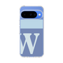 スリムプロテクションケース［ オリジナル - initial two tone - W blue ］