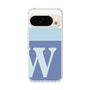 スリムプロテクションケース［ オリジナル - initial two tone - W blue ］