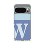 スリムプロテクションケース［ オリジナル - initial two tone - W blue ］