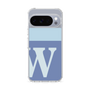 スリムプロテクションケース［ オリジナル - initial two tone - W blue ］