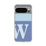 スリムプロテクションケース［ オリジナル - initial two tone - W blue ］