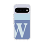 スリムプロテクションケース［ オリジナル - initial two tone - W blue ］