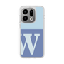 スリムプロテクションケース［ オリジナル - initial two tone - W blue ］