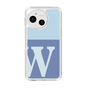 スリムプロテクションケース［ オリジナル - initial two tone - W blue ］