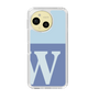 スリムプロテクションケース［ オリジナル - initial two tone - W blue ］