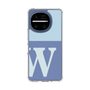 スリムプロテクションケース［ オリジナル - initial two tone - W blue ］