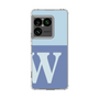 スリムプロテクションケース［ オリジナル - initial two tone - W blue ］