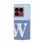 スリムプロテクションケース［ オリジナル - initial two tone - W blue ］