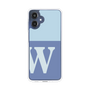 スリムプロテクションケース［ オリジナル - initial two tone - W blue ］