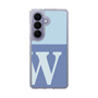 スリムプロテクションケース［ オリジナル - initial two tone - W blue ］