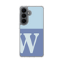 スリムプロテクションケース［ オリジナル - initial two tone - W blue ］