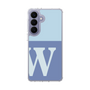 スリムプロテクションケース［ オリジナル - initial two tone - W blue ］