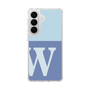 スリムプロテクションケース［ オリジナル - initial two tone - W blue ］