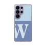 スリムプロテクションケース［ オリジナル - initial two tone - W blue ］