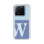 スリムプロテクションケース［ オリジナル - initial two tone - W blue ］