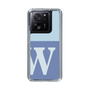 スリムプロテクションケース［ オリジナル - initial two tone - W blue ］