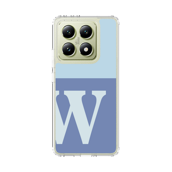 スリムプロテクションケース［ オリジナル - initial two tone - W blue ］