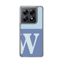 スリムプロテクションケース［ オリジナル - initial two tone - W blue ］