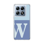スリムプロテクションケース［ オリジナル - initial two tone - W blue ］