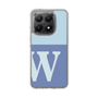 スリムプロテクションケース［ オリジナル - initial two tone - W blue ］