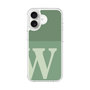 スリムプロテクションケース［ オリジナル - initial two tone - W green ］