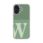 スリムプロテクションケース［ オリジナル - initial two tone - W green ］