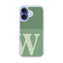 スリムプロテクションケース［ オリジナル - initial two tone - W green ］