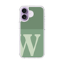 スリムプロテクションケース［ オリジナル - initial two tone - W green ］